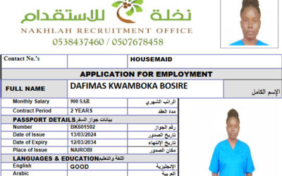 DAFIMAS KWAMBOKA BOSIRE