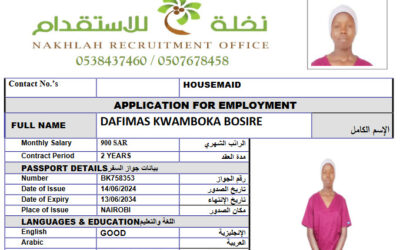 DAFIMAS KWAMBOKA BOSIRE